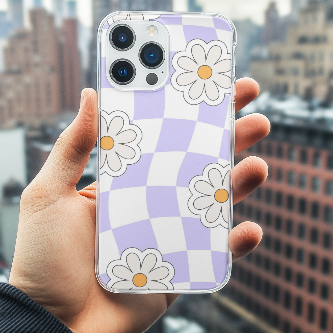 Daisy Checkerboard Mobile Case
