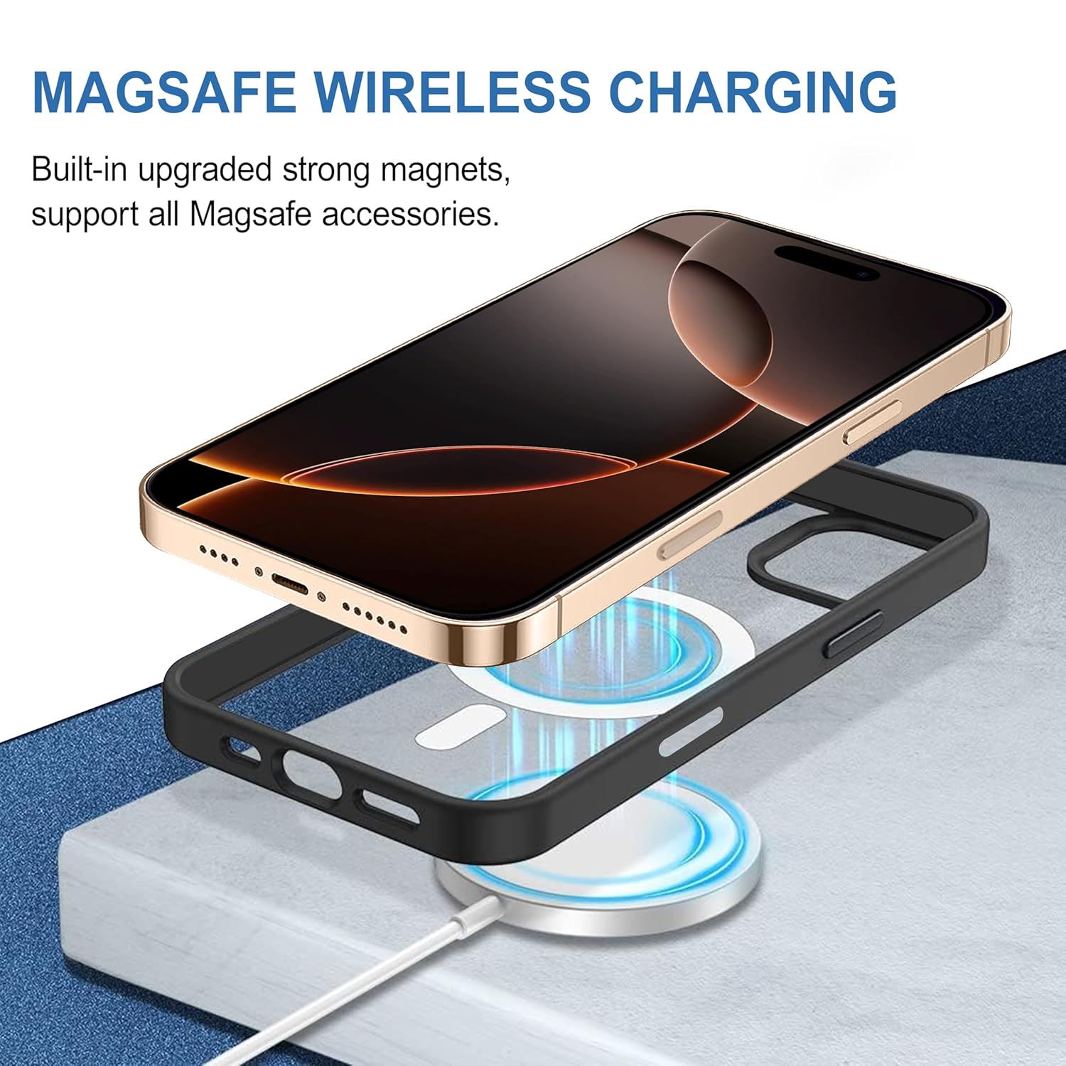MagSafe UltraShield – Crystal Clear & Midnight Black Edition