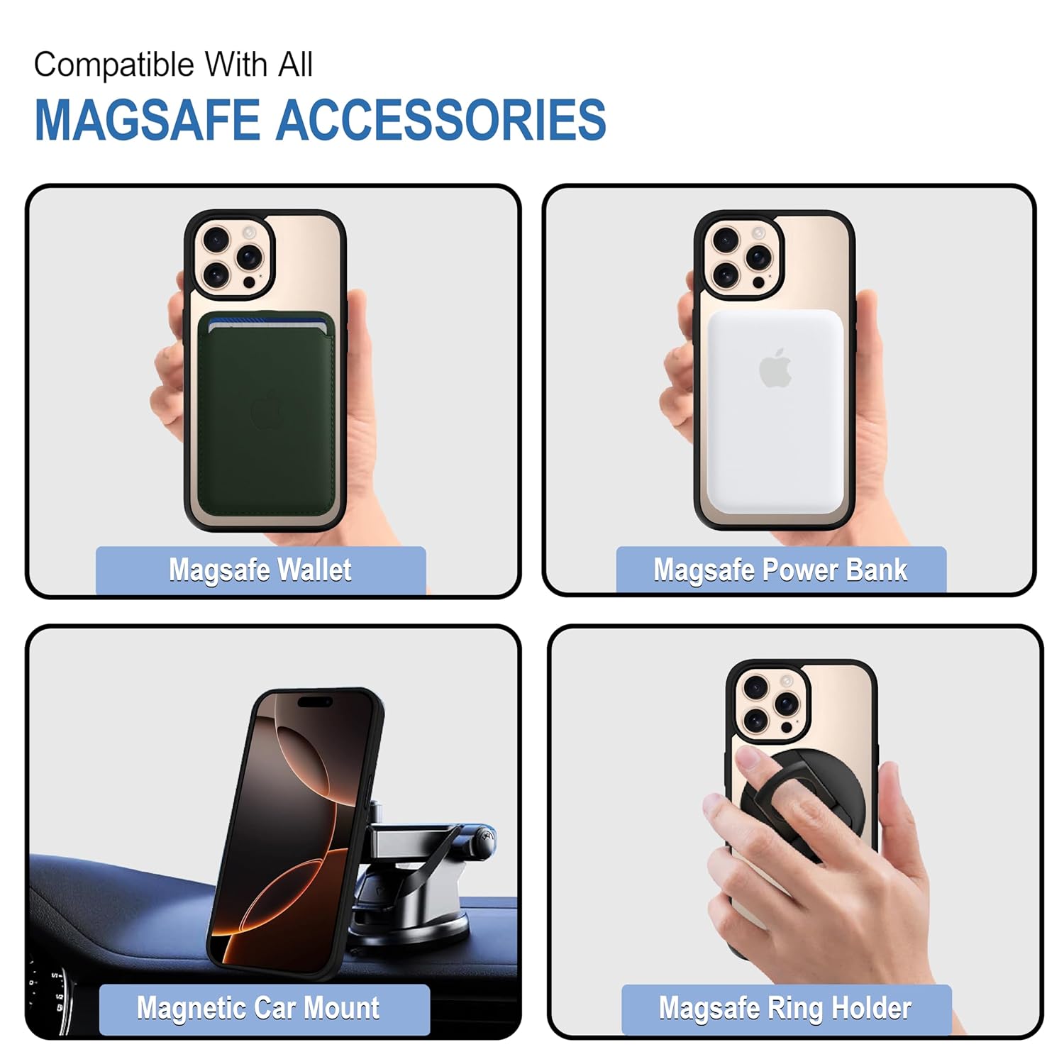 MagSafe UltraShield – Crystal Clear & Midnight Black Edition