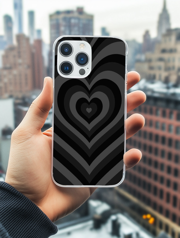 Hypnotic Heart: Dark & Dreamy Phone Case