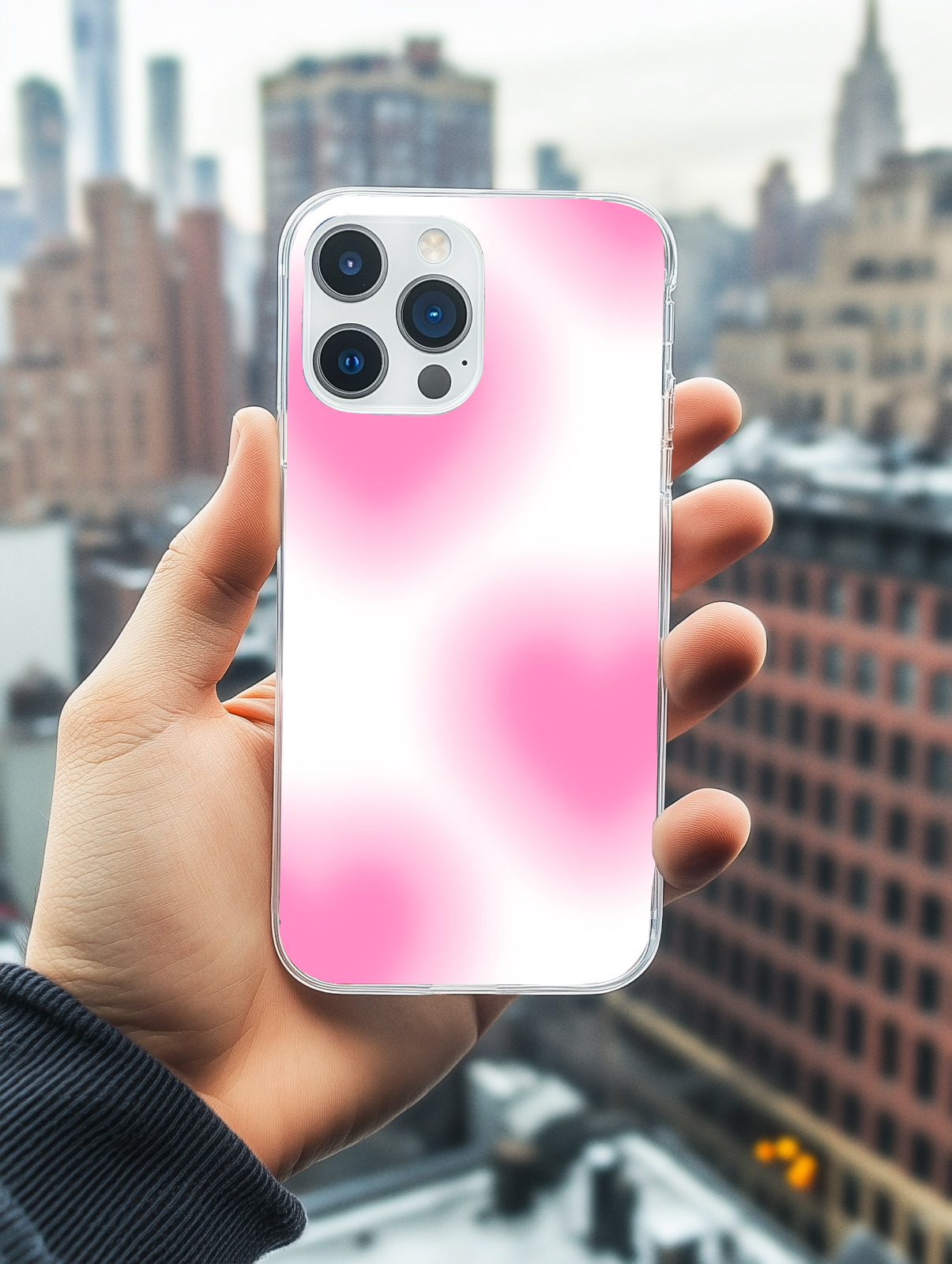 Dreamy Hues: Pink Tie-Dye Phone Case