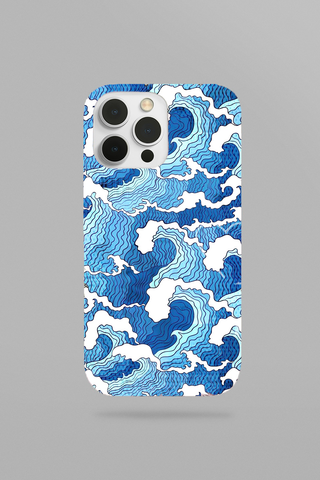 Aesthetic Ocean Waves Phone Case – Durable & Stylish Protection