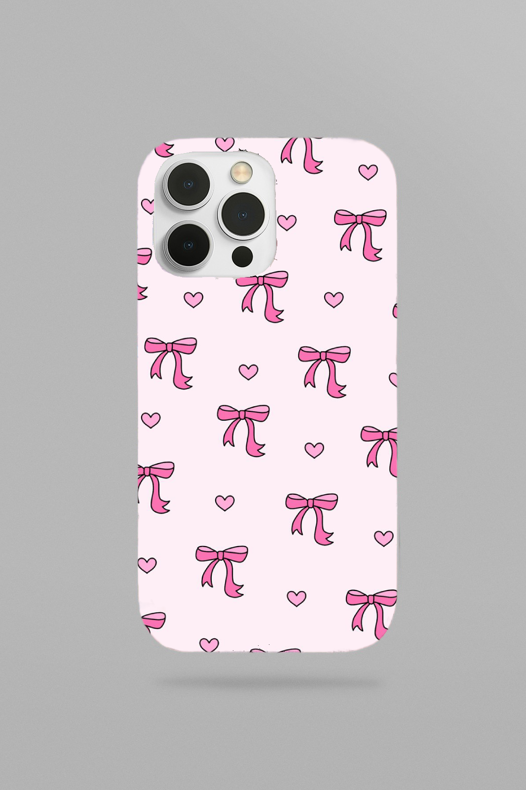 Bows & Hearts: Girly Glam Phone Case