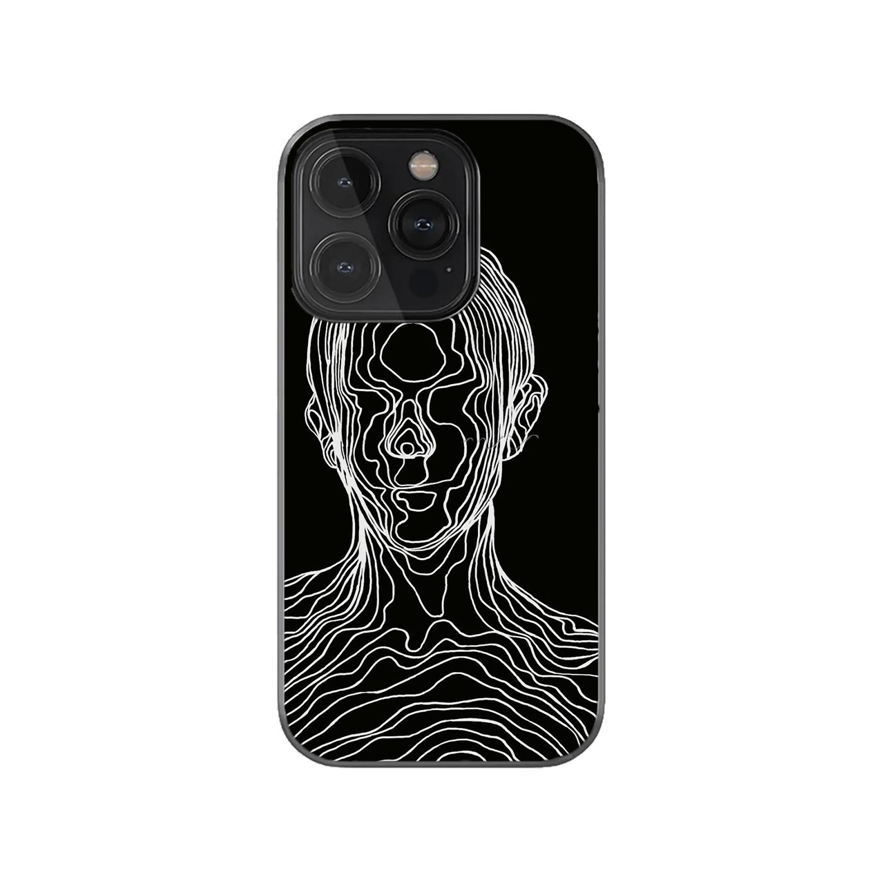 Contour Portrait: Abstract Line Face
