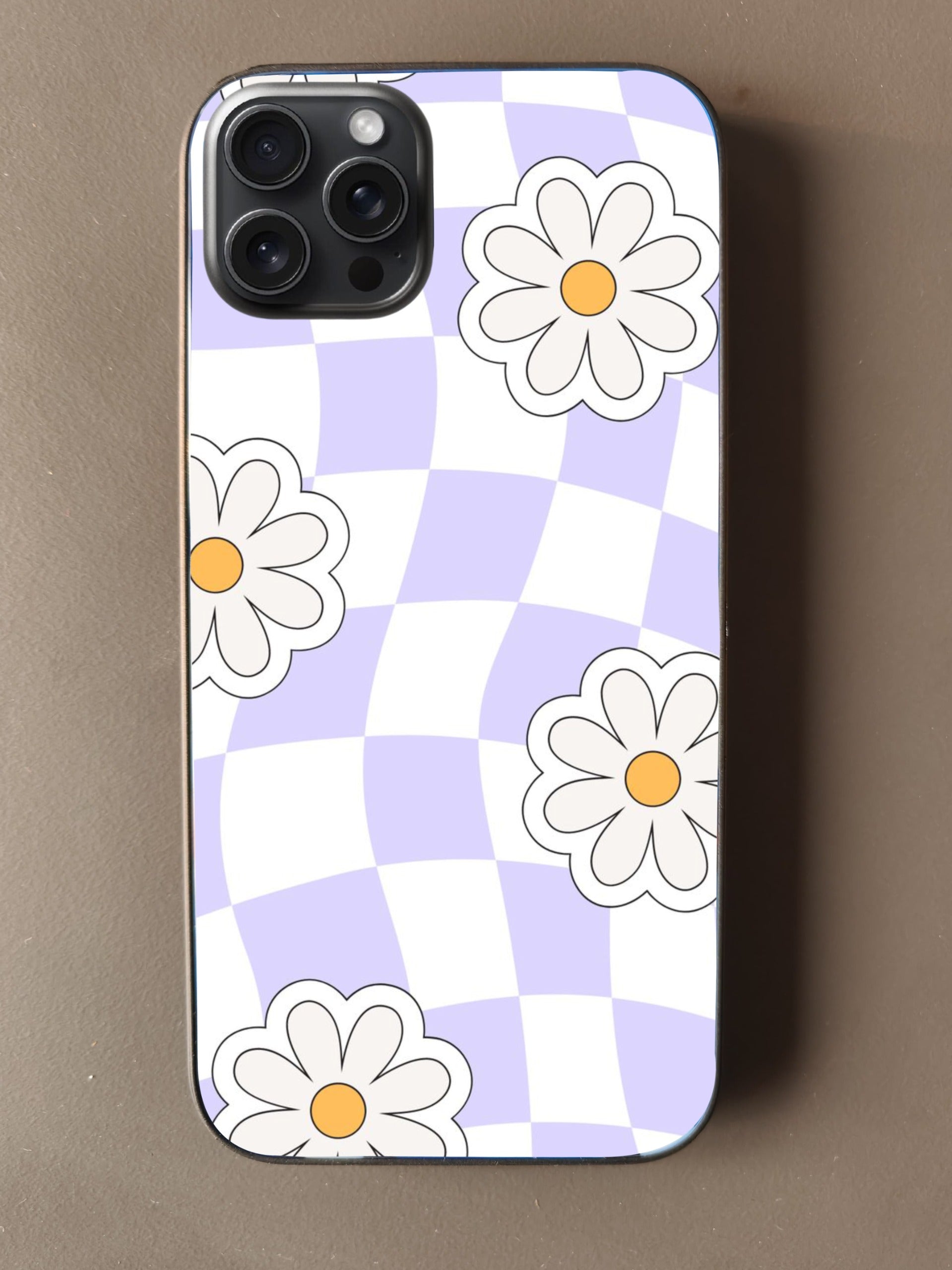 Daisy Checkerboard Mobile Case