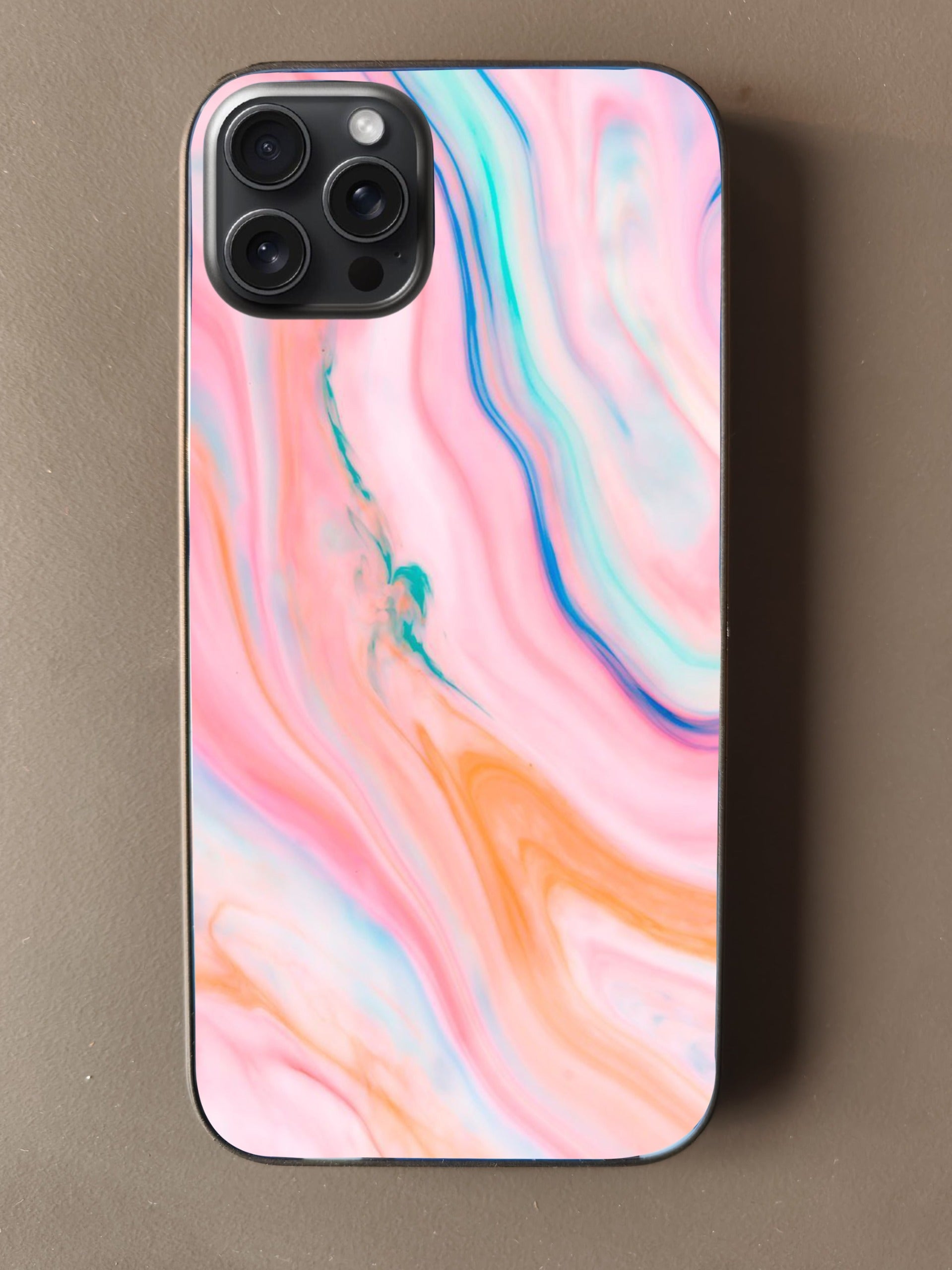 Fluid marble textured Phone Case Cover