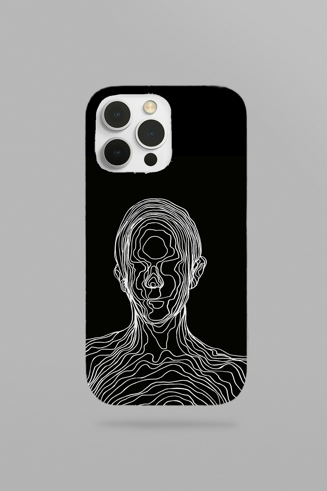 Contour Portrait: Abstract Line Face