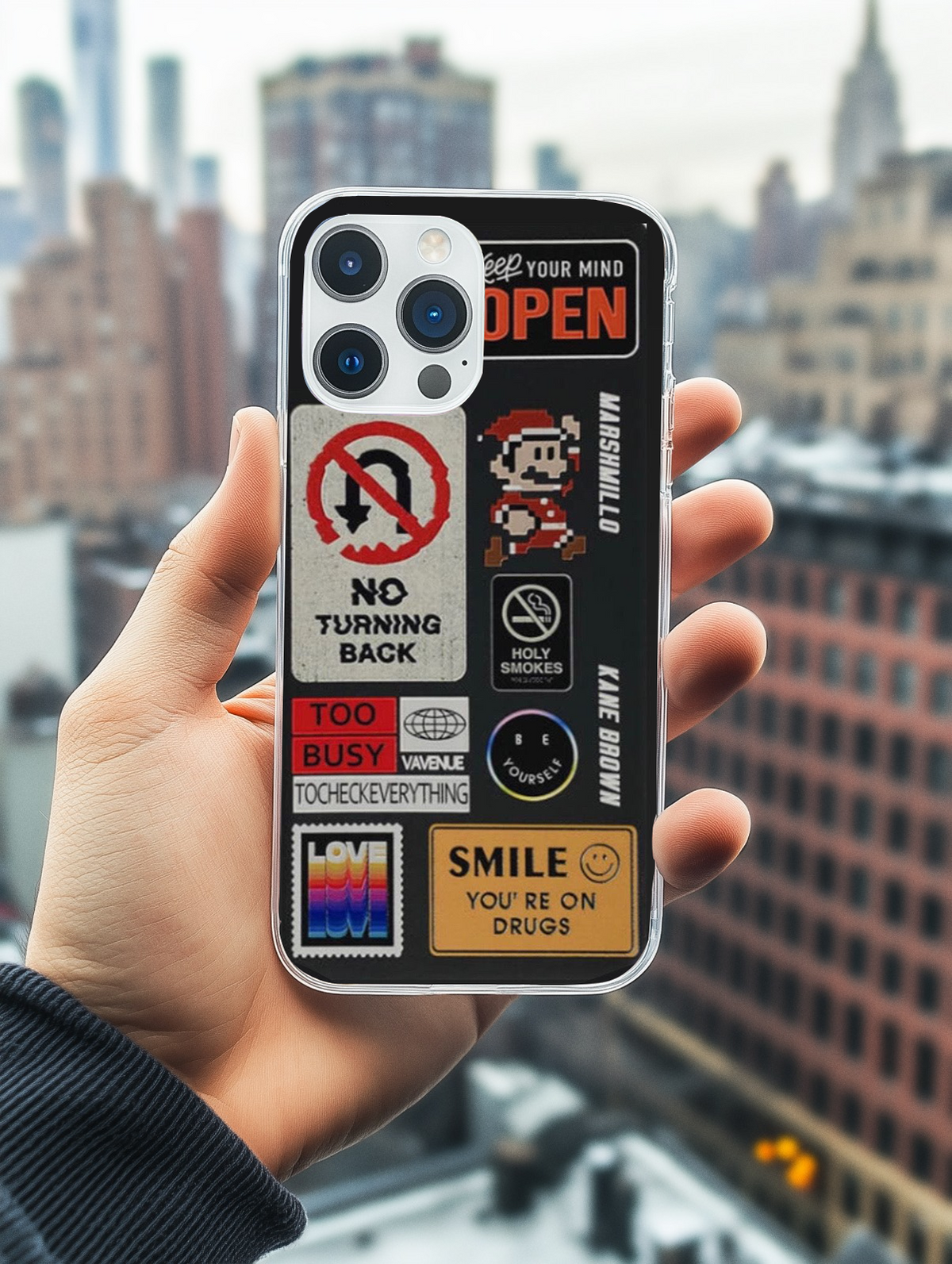 Sticker Bomb Your Style: Eclectic iPhone Case