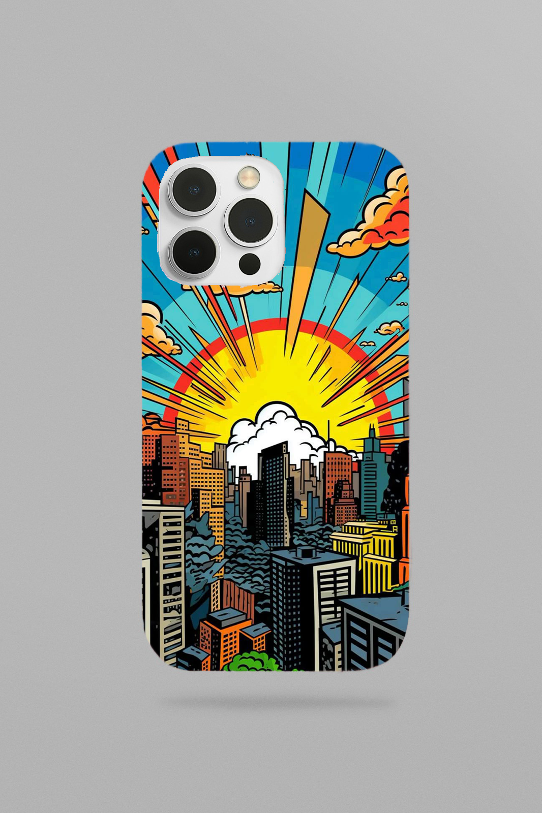 Sunburst Cityscape